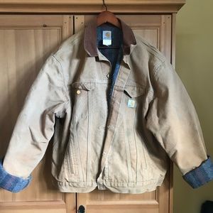 Vintage Men's Carhartt Stormrider Work Jacket